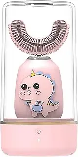 Crossborder New Fully Automatic Ushaped Brush Electric Toothbrush Intelligent Voice Sound Wave Cartoon Children's Electric Toothbrush