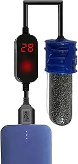 Fish Tank Heater | USB Fish Tank Heater,Betta Fish Tank Heater with External Temperature Controller for Small Fish, Horned