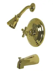 Elements Of Design EB3632AX Single Handle Tub and Shower Trim - Brass