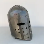 Templar Crusader Spangen Helmet-Knight Helmet-Medieval Helmet- Great Helmet