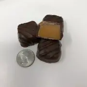 Gourmet Vanilla Caramel Milk Chocolate Candy Caramels 1 pound