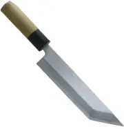 KANETSUNE Unagi-Saki 225mm With Buffalo Horn Bolster Magnolia Wood Handle G56