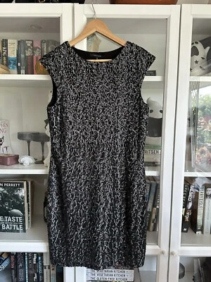 Portmans Size 8 Women’s Dress Black Sequin