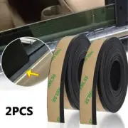 2Pcs Rubber Seal Strip Car Door Window Trim Edge Molding Protector Guard Weather (for: Audi)