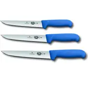 [Victorinox] Straight Back Blade Striking Knife w/ Fibrox (Blue) - 22cm