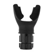 Lung Capacity Training Device Breath Trainer Silicone High Altitude Breath Exerciser Outdoor Exhale black