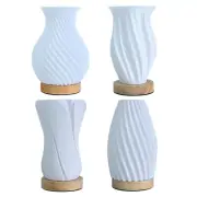 Vase Bedside Lamp 3-Color Light Table Lamp for Living Room Dorm Office Bedroom #