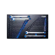 30 Pcs of Kincrome Off-Road Combination Spanners EVA Tray - Metric & Imperial