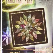 Stellar Patchwork Quilt Pattern - 80"x80" Foundation Paper Piecing