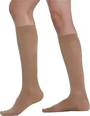[BEONTOP by Gambetti] BeOnTop Women's Graduated Compression Knee Highs, 140 Denier – Graduated Compression Socks for Women 22-23 mmHg, Women's Comfort Support Line Compression Stockings, Women's Socks by Gambetti – Made in