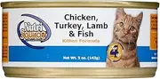 Tuffy'S Pet Food 131324 12-Pack Nutri Cat/Kitten Chicken/Turkey/Lamb/Fish Food, 5-Ounce