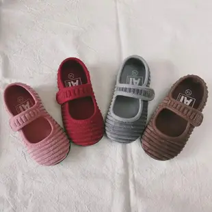 兒童布鞋新款春秋季公主單鞋女童方口鞋小童寶寶幼兒園室內.