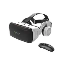 在飛比找Yahoo!奇摩拍賣優惠-千幻 VR 眼鏡 附耳機 送 藍芽搖控 手把 + 海量資源 