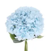 Artificial Flowers 10 Bundles, Blue Fake Hydrangea Plants for Wedding Outdoor