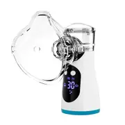 Portable Nebulizer Inhaler Machine for Kids, Mini Rechargeable Mesh Nebulizer for Breathing at Home