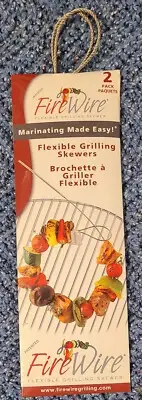 FireWire Flexible Grilling Skewers 1 Set of Two Grilling Skewers #50454 New