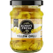 Always Fresh Yellow Chilli Mild 210g