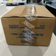1991 Score Baseball “Rookies” Set Factory Sealed Case 36/40ct 36 Sets