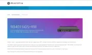 MikroTik RB4011iGS+RM Ethernet 10-Port Gigabit Router SFP+ 10Gbps interface Rack