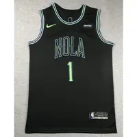 在飛比找蝦皮購物優惠-2024 NBA 球衣新奧爾良鵜鶘隊 #1 威廉森籃球球衣9