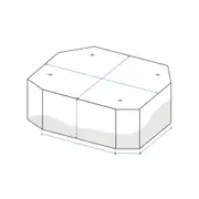 Octagonal Prism Outdoor Custom Covers
