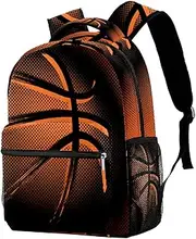 School Backpack Travel Bag,modern art style basketball,Daypack for Outdoor Walk Small Sackpack