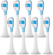 Replacement Toothbrush Heads Compatible with Xiaomi Mijia T300 T500 Series Sonic Electric Brush Handles 8 PCS (Pink, Medium2)