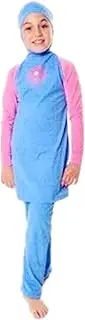 [KXCFCYS] Swimwear for Girls Kid Modest Swimsuits Swimming Beachwear Long-Sleeve Surfing Suit Costume