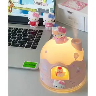 🛒Hello Kitty凱蒂貓迷你加濕器/小夜燈 可愛家居小物 ins風香薰機 三麗鷗小夜燈