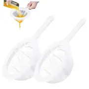 2 Piece Fine Nylon Mesh Strainer Kitchen Food Yogurt Mesh Sieve Plastic Mesh