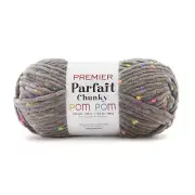 Premier Parfait Chunky Pom Pom Yarn-Disco Ball (Pack of 3 Skein)