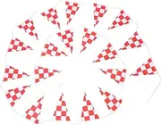 HAWILLOSCH String of Racing Checkered Flags Banner for Car Parties Small Flags String for Halloween Themed Events Photography Backdrops