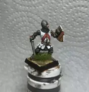 25mm 28mm well painted warhammer Wfb 4154 Bretonnian Knight Jean Le Meingre Oop