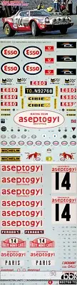 1/12 LANCIA STRATOS MONTE CARLO 1977 TEAM ASEPTOGYL DECAL fo DOYUSHA OTAKI NITTO