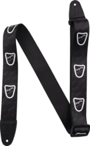 NEW Bigsby Patent Pending Poly Strap With Leather Ends - BLACK, #180-2726-006