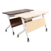 在飛比找松果購物優惠-概念家居 4尺折合式移動式會議桌 培訓桌 電腦桌 書桌 【W