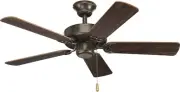 P2500-20 42-Inch Fan with 5 Blades with Reversible Classic Walnut/Medium Cherry