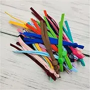 Small Elastic Rope 50/100 Pcs Adjustable Mask Rope Sewing Elastic Band Cord with Buckle White Black Rope DIY Making Accessories Supplies Elastic Rope for Fitness (Color : Mix, Size : 10cs)