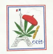 Kate Dickerson Ovid French Handpainted Needlepoint Canvas