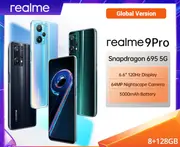 Global version realme 9 pro 5G Mobile phone 8GB RAM 128GB ROM smartphone 6.6inch FHD+ Display 120Hz Qualcomm Snapdragon 695 5G