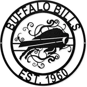 NFL Buffalo Bills Laser Cut Metal Sign