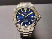 在飛比找Yahoo!奇摩拍賣優惠-【低調的奢華】OMEGA 絕版 藍海馬 大錶徑41mm 藍色