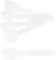 FRCOLOR 50Pcs Transparent Makeup Spatula for DIY Cosmetics Facial Cream and Masks Plastic Beauty Tools for Easy Application and Mixing