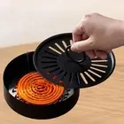 Carbon Steel Incense Coil Holder Incense Burner for Garden Daily Use Kitchen