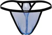 [DomiGe] Men's Thong Unique Cutouts Male Sexy Underwear V-String