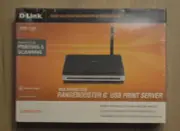D-Link DPR-1260 Multifunction Rangebooster G USB Print Server New in Box, Sealed