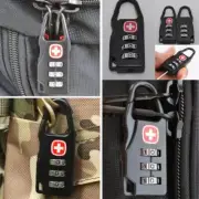 Alloy Safe Combination Code Number Locks Padlock for Luggages Zipper Backpacks A