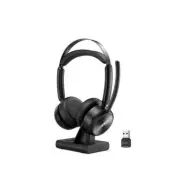 Emeet Geniuscall Hs80 Wireless On Ear Headset With Charging Base