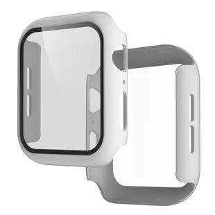 適用Apple Watch 6 SE 5/4/3/2屏幕保護貼+鋼化玻璃膜蘋果38mm 40mm 42mm 44mm錶殼