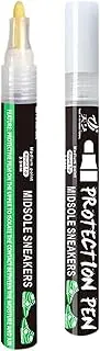 [Generic] Midsole Marker Pen - Paint White Shoe Marker, White Shoe Polish Sneakers | Waterproof Shoe Whitener for Trainers, Effective White Shoe Polish for Sneakers